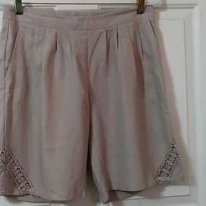 Crochet Accented Shorts